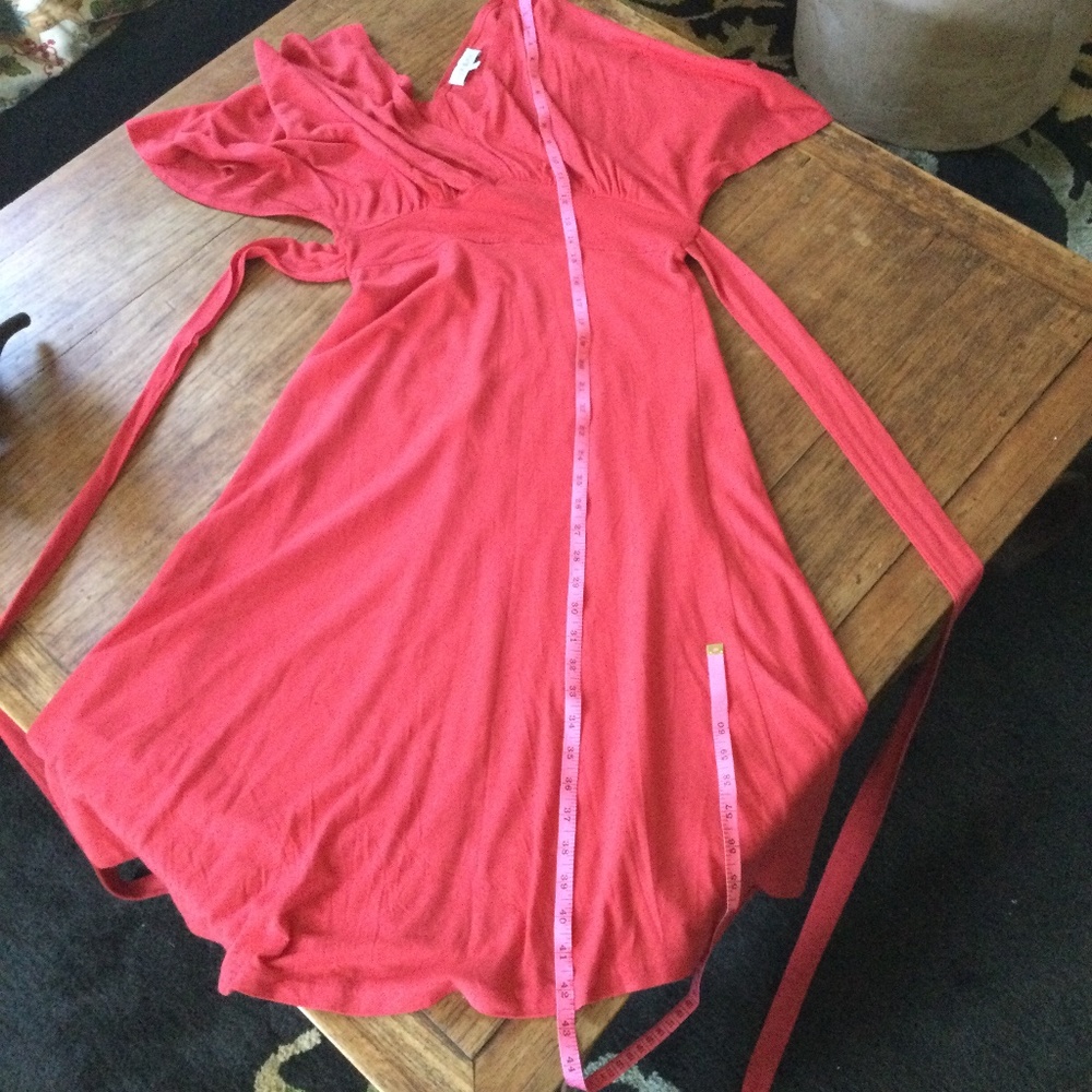 Paul & Joe Italy Red Wool blend Dolman dress 40 - Picture 9 of 9